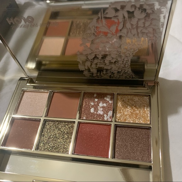 Rhinestone Diamond Silver and Gold Eyeshadow, Eyebrow Pencil and 2 Lipsticks NIB - Picture 8 of 16